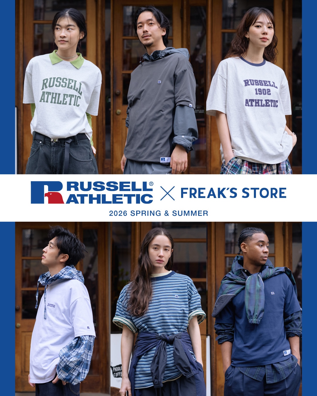 RUSSELL ATHLETIC × FREAK'S STORE コラボレーションアイテムが登場