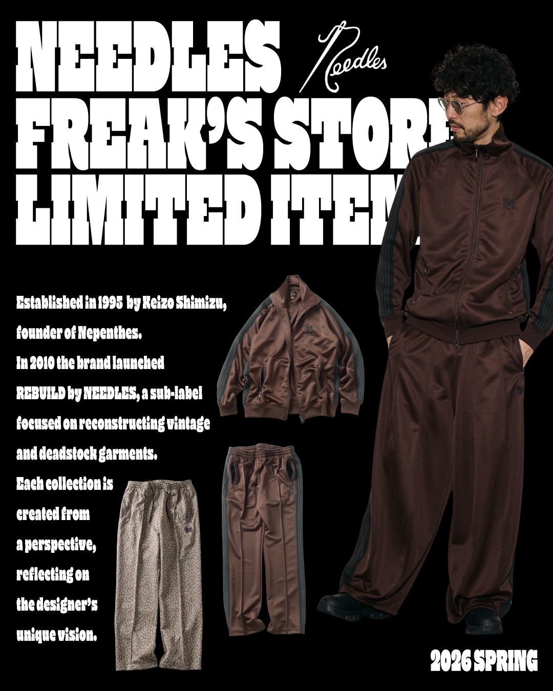 Needles×FREAK'S STORE 26SS 別注商品が登場｜Daytona Park(FREAK'S