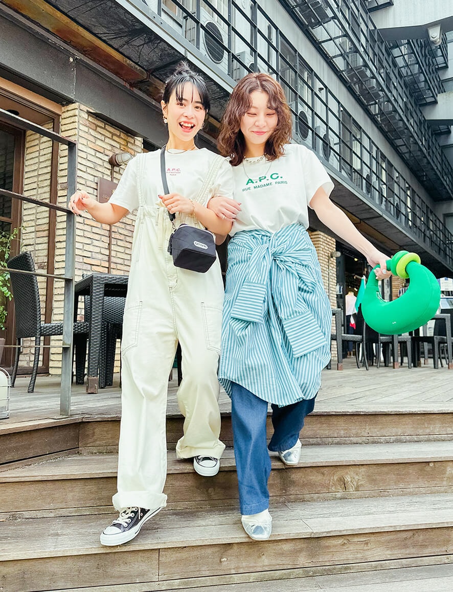 FREAKS STORE A.P.C. 別注　ストライプ Tシャツ 男女必見！注目ブランド【A.P.C.】ここでしかゲットできない別注