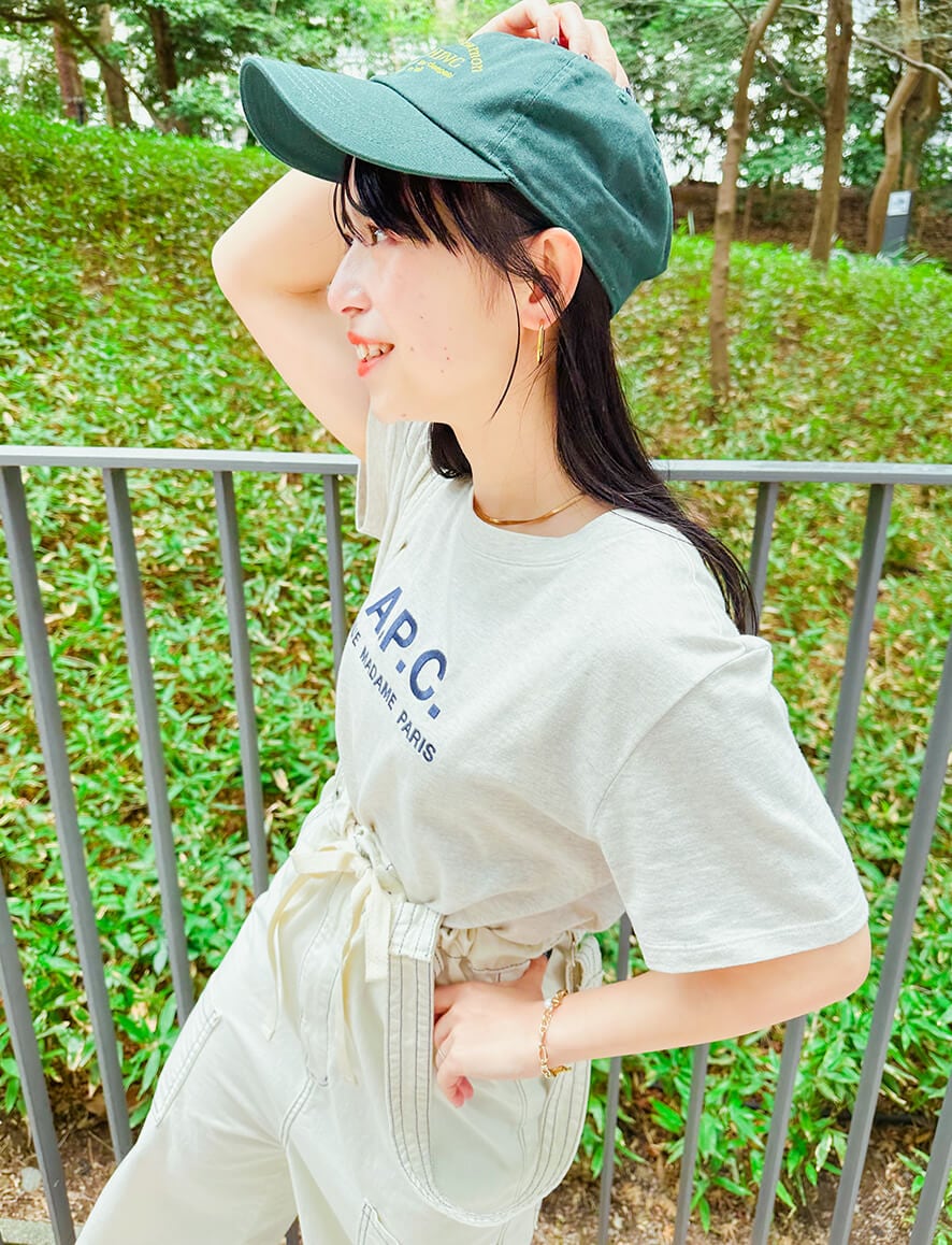 美品✨A.P.C. FREAK’S STORE別注 ロゴ刺繍 ロンT 白 A.P.C. 刺繍ロゴ ホワイトTシャツ S - メルカリ