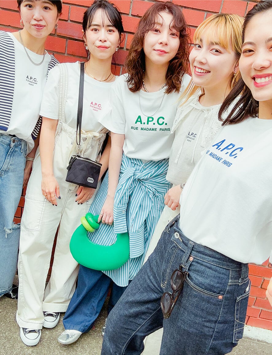 FREAK'S STORE A.P.C 刺繍ロゴTシャツ 新品APC×FREAK'S STOREコラボTシャツ/赤 - メルカリ