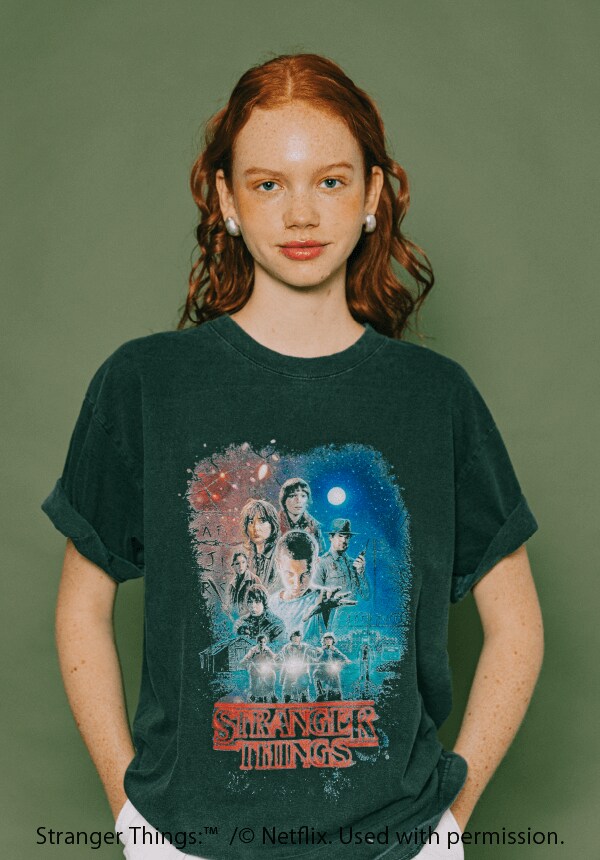 ストレンジャーシングス オーバーサイズTシャツ ヴェクナ UK限定 ストレンジャーシングス Tシャツ ヴェクナ シーズン4 黒