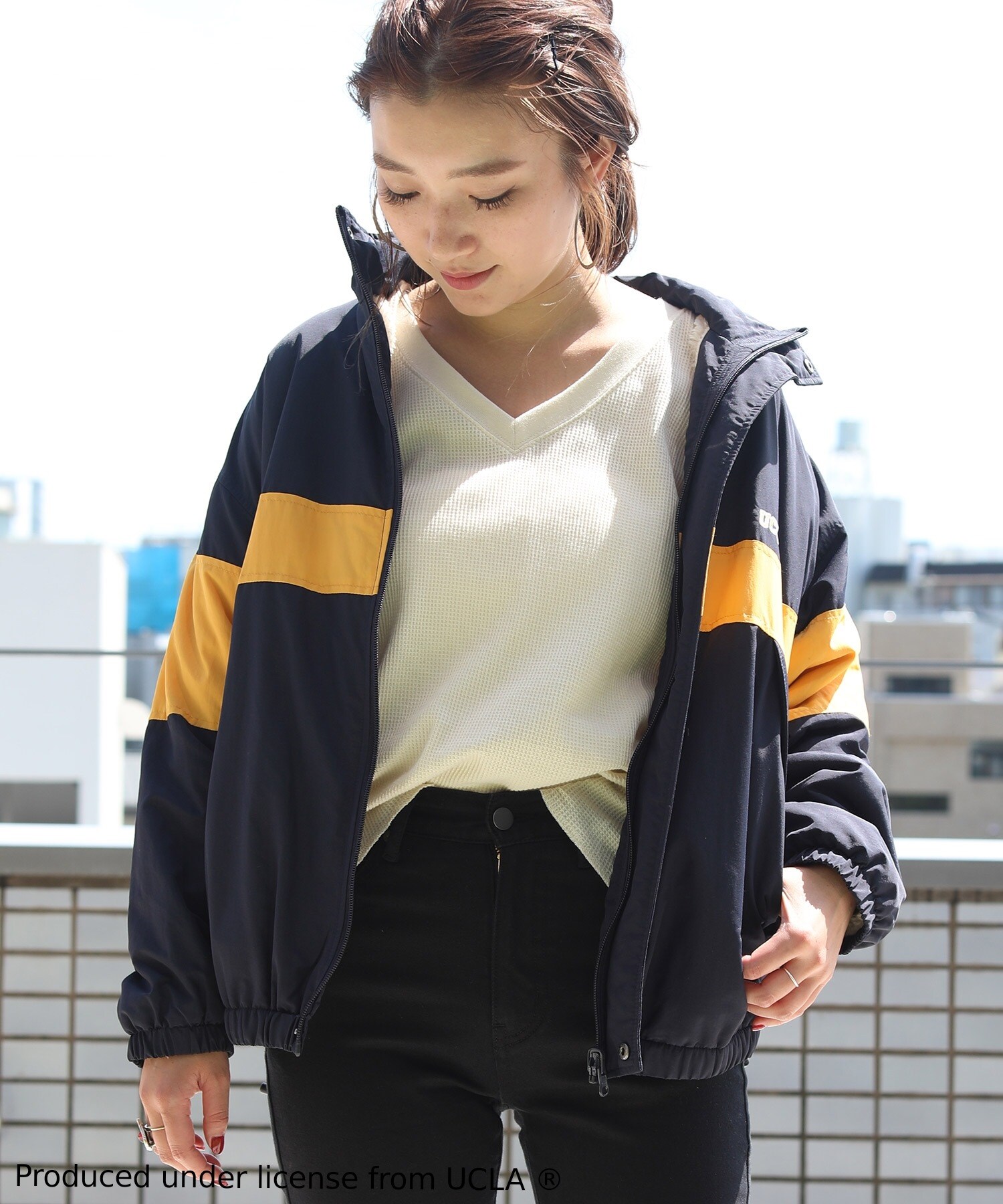 るだけ UCLA by Ma's shop｜ラクマ リバーシブルボアブルゾンの通販 に